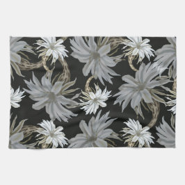 Estetiskt blomster  kökshandduk