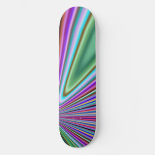 Estetiskt färgglatt skrivbordspapper mini skateboard bräda 18,5 cm