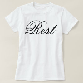 Estetiskt manus Bara vila mjuk liv manifestation T Shirt