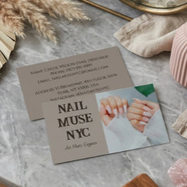 Estetiskt Skönhetsvarumärke för Nagelsalong, Spa, Visitkort
