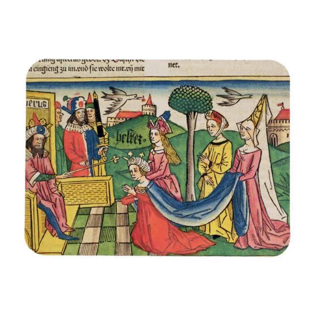 Esther 2 15-18, Esther väljs till drottning av Magnet (Horisontell)
