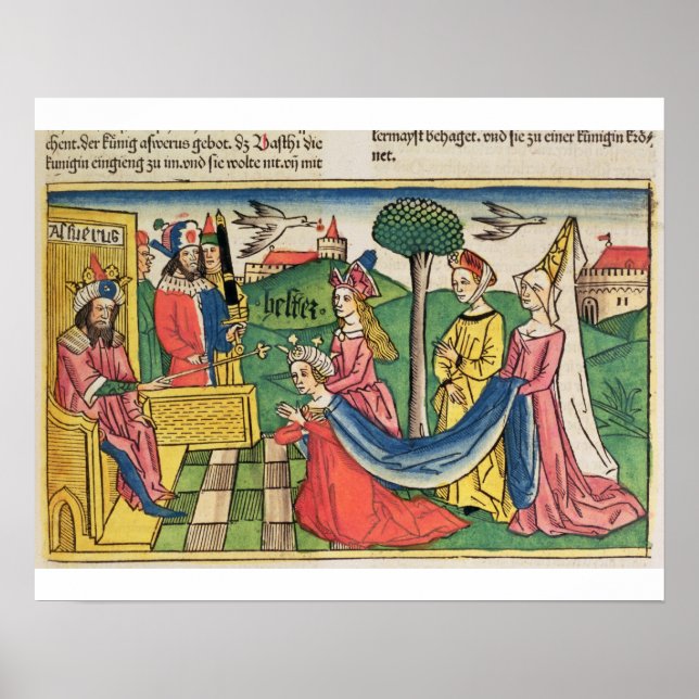 Esther 2 15-18, Esther väljs till drottning av Poster (Framsidan)