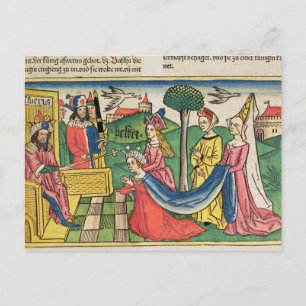 Esther 2 15-18, Esther väljs till drottning av Vykort