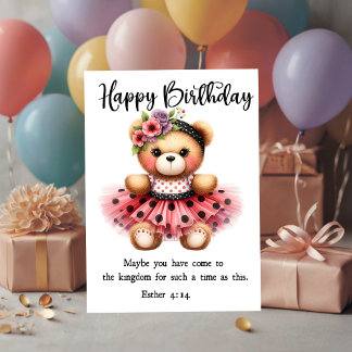 Esther 4:14 Birthday Card Kort