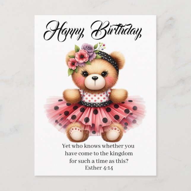 Esther 4:14 Birthday Card Vykort (Framsida)