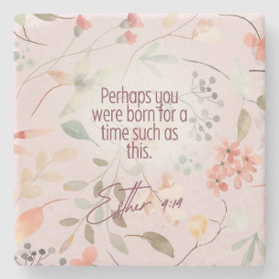 Esther 4:14 Kristet bibelvers konst Stenunderlägg