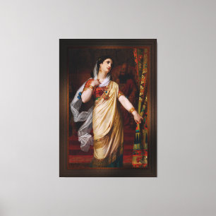 Esther av Hugues Merle Canvastryck