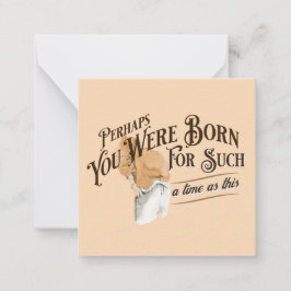 Esther Bible Verse Feminine Notecard Anteckningskort