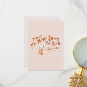 Esther Bible Verse Feminine Tack Kort