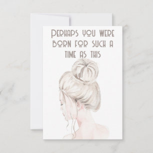 Esther Bible Verse Notecard Anteckningskort