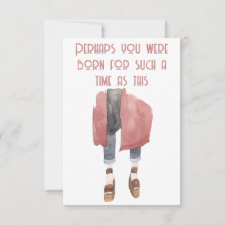 Esther Bible Verse Notecard Anteckningskort