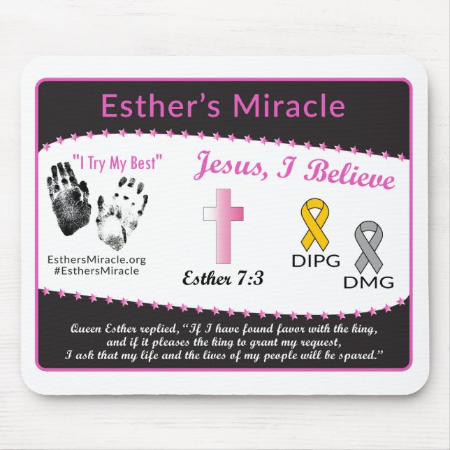 Esther Miracle Computer Mouse Pad Musmatta (Framsidan)