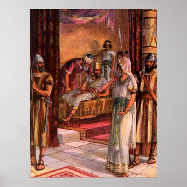 Esther och Kung Poster (Framsidan)