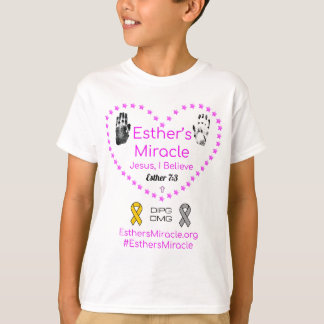 Esther's Miracle Kids' T-Shirt - endast fram