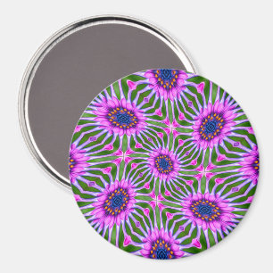 Esthetic Daisy Mönster Magnet