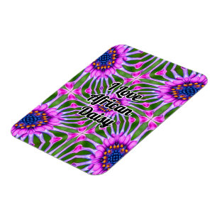 Esthetic Daisy Mönster Magnet