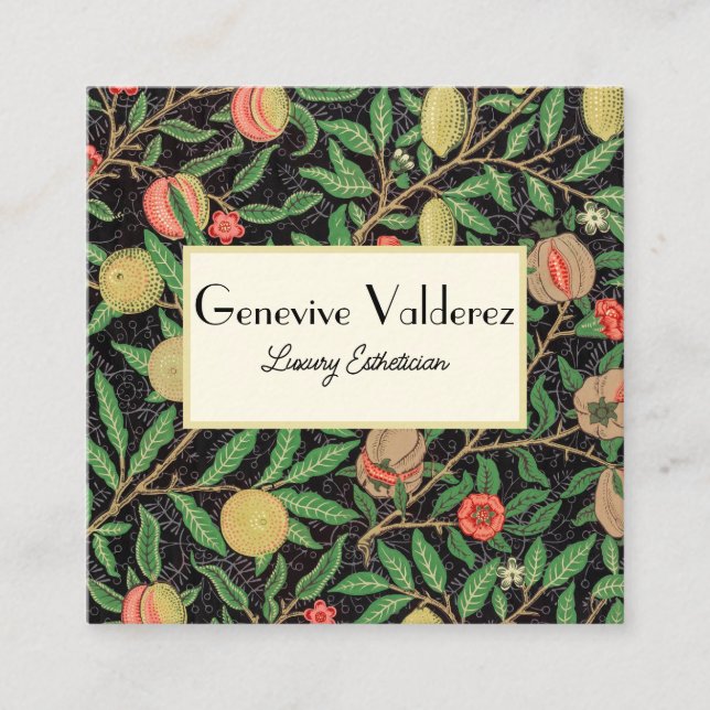 Esthetician-Affärskort, Hairstylist,Hairdresser Fyrkantigt Visitkort (Framsida)