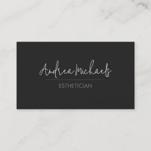 Esthetician Beautician Beauty Visitkort