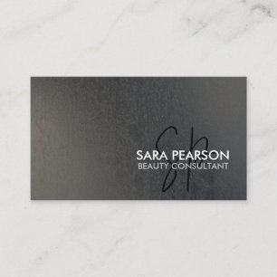 Esthetician Beautician Monogram Beauty Visitkort
