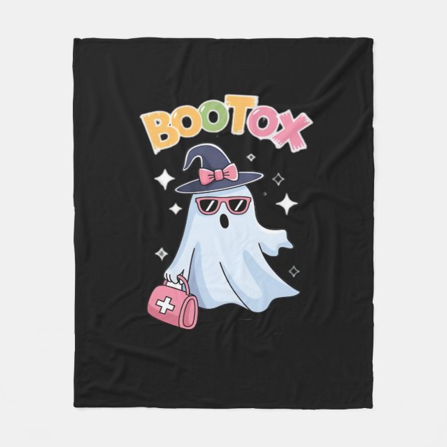 Esthetician Botox Halloween Aesthetic Nurse Plasti Fleecefilt (Framsidan)
