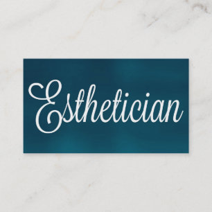 Esthetician Brushed Affärskort Visitkort