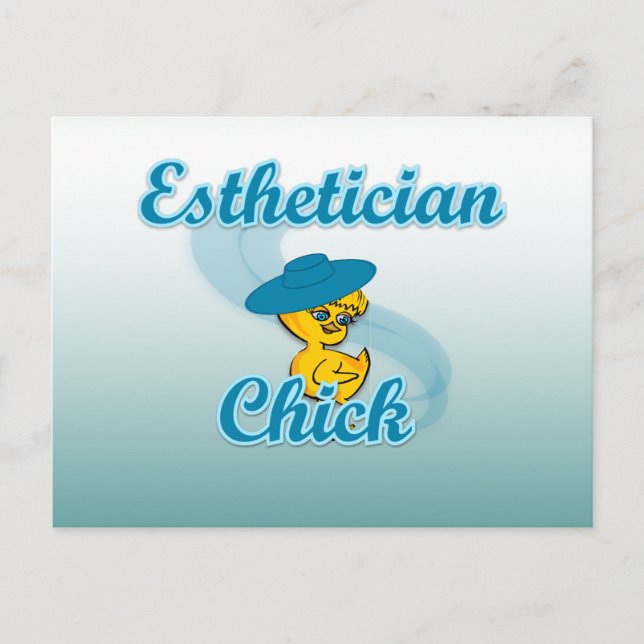 Esthetician-Chick #3 Vykort (Framsida)