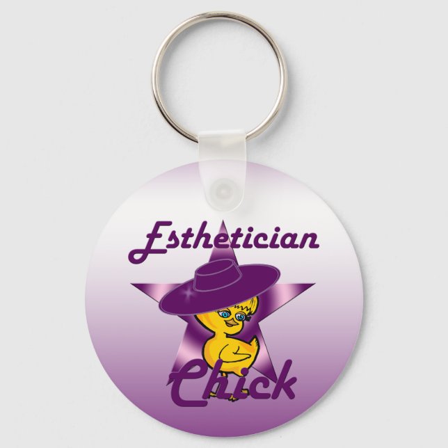 Esthetician Chick #9 Nyckelring (Framsida)