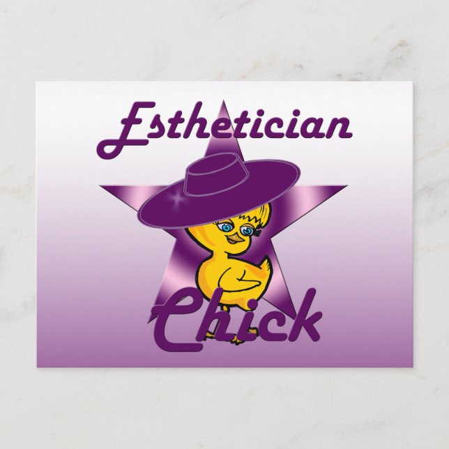 Esthetician Chick #9 Vykort (Framsida)