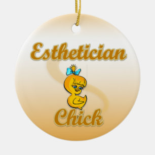 Esthetician-Chick Julgransprydnad Keramik