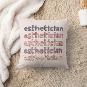 Esthetician Cosmetolog Beautician Cute Kudde