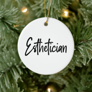 Esthetician Cosmetolog Beautician makeup artist Julgransprydnad Keramik
