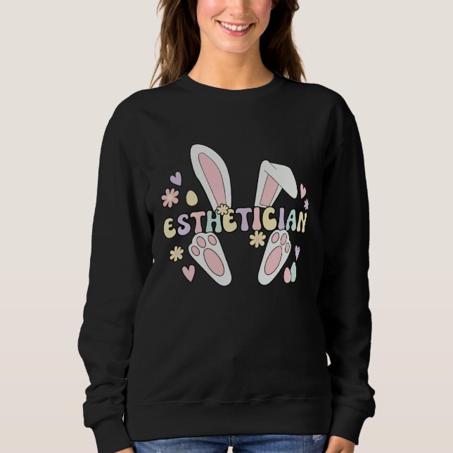 Esthetician Easter Bunny Esthetics Easter Day T Shirt (Framsida)