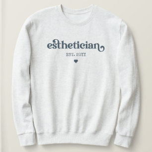 Esthetician est Cosmetolog Beautician Anpassningsb T Shirt