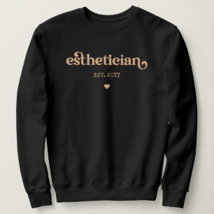 Esthetician est Cosmetolog Beautician Anpassningsb T Shirt