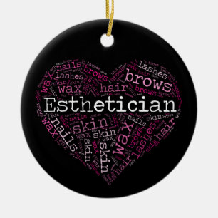 Esthetician-gåva Julgransprydnad Keramik