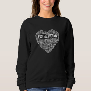 Esthetician Heart Aesthetician Beautician Kärlek P T Shirt