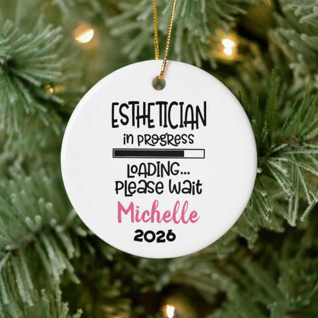 Esthetician In Progress  Julgransprydnad Keramik (Träd)