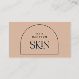 Esthetician Minimalist  Arch Beauty Cosmetic Visitkort