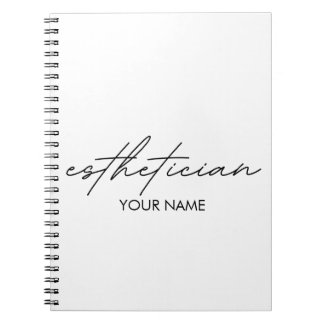 Esthetician Notebook - Personalized Gift Anteckningsbok