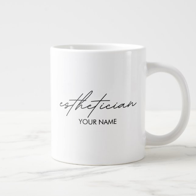 Esthetician Notebook - Personalized Gift Jumbo Mugg (Höger)