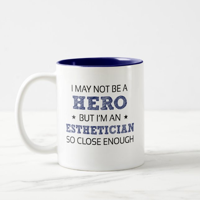 Esthetician-Novelty Två-Tonad Mugg (Vänster)