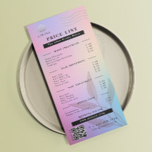 Esthetician Pris List Rosa Holography Iridescent