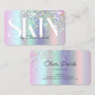 Esthetician Skincare Salon HoloGraph Glitter