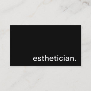Estheticianvisitkort Visitkort