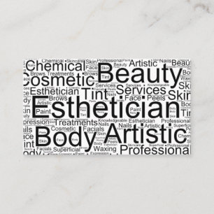 Estheticianvisitkort Visitkort