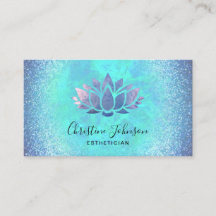 esthetiker blue lotus visitkort