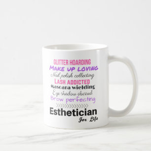 Esthetist för livet kaffemugg