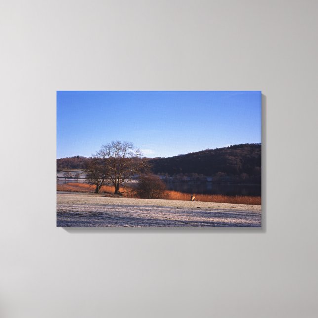 Esthwaite Vatten Sjö England Canvastryck (Framsida)