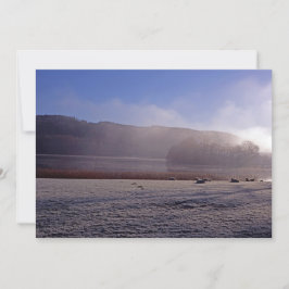 Esthwiate Vatten Winter-Helgdag-kort Julkort