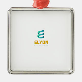 Estilo: Adorno cuadrado superior Julgransprydnad Metall